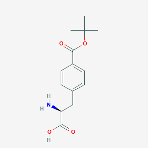 molecular formula C14H19NO4 B555254 4-tert-Butyloxycarbonyl-L-phenylalanine CAS No. 218962-77-7