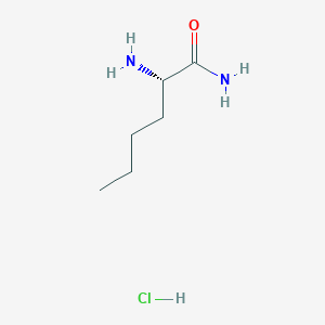 molecular formula C6H15ClN2O B555266 H-Nle-NH2.HCl CAS No. 94787-97-0