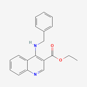 molecular formula C19H18N2O2 B5552768 Ethyl 4-(benzylamino)quinoline-3-carboxylate 