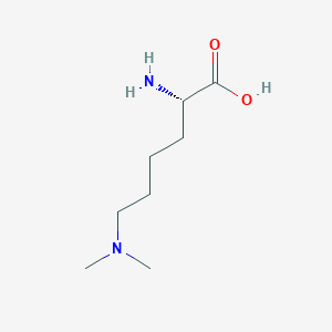 molecular formula C8H18N2O2 B555283 N(6),N(6)-Dimethyl-L-lysine CAS No. 2259-86-1