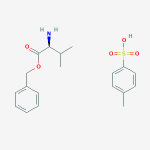 molecular formula C19H25NO5S B555294 L-Valine benzyl ester p-toluenesulfonate salt CAS No. 16652-76-9