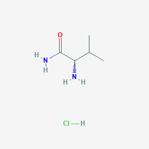 molecular formula C5H13ClN2O B555295 L-Valinamide hydrochloride CAS No. 3014-80-0