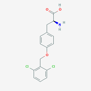 molecular formula C16H15Cl2NO3 B555302 H-Tyr(2,6-CL2-bzl)-OH CAS No. 40298-69-9