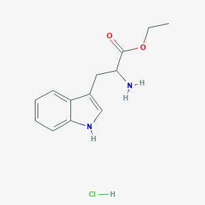 molecular formula C13H17ClN2O2 B555303 L-Tryptophan ethyl ester hydrochloride CAS No. 2899-28-7