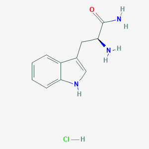 molecular formula C11H14ClN3O B555304 H-Trp-NH2.HCl CAS No. 5022-65-1