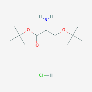 molecular formula C11H24ClNO3 B555315 H-Ser(tBu)-OtBu HCl CAS No. 51537-21-4