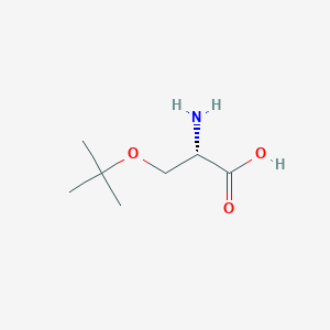 molecular formula C7H15NO3 B555317 O-tert-Butyl-L-serine CAS No. 18822-58-7