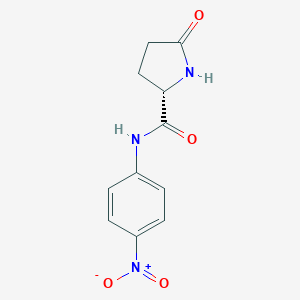molecular formula C11H11N3O4 B555318 L-焦谷氨酸 4-硝基苯胺 CAS No. 66642-35-1