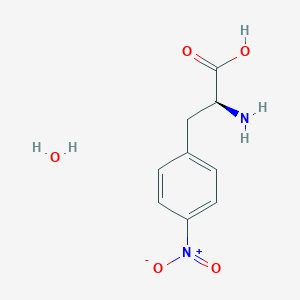 molecular formula C9H12N2O5 B555327 4-硝基-L-苯丙氨酸一水合物 CAS No. 207591-86-4