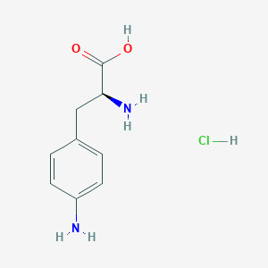 molecular formula C9H12N2O2*HCl B555328 4-Amino-3-phenyl-L-alanine monohydrochloride CAS No. 62040-55-5