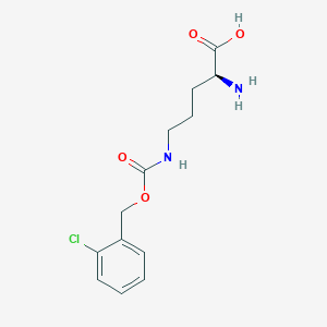 molecular formula C13H17ClN2O4 B555333 H-Orn(2-CL-Z)-OH CAS No. 118553-99-4