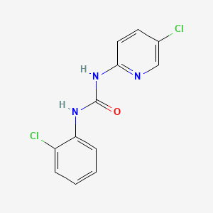 molecular formula C12H9Cl2N3O B5553340 1-(2-chlorophenyl)-3-(5-chloropyridin-2-yl)urea 