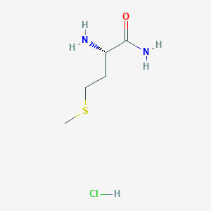 molecular formula C5H12N2OS*HCl B555339 L-Methioninamide hydrochloride CAS No. 16120-92-6