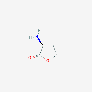 molecular formula C4H7NO2 B555355 L-高丝氨酸内酯 CAS No. 2185-02-6