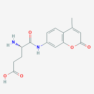 molecular formula C15H16N2O5 B555358 H-GLU-AMC-OH CAS No. 98516-76-8