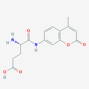 (4S)-4-amino-5-[(4-methyl-2-oxochromen-7-yl)amino]-5-oxopentanoic acid