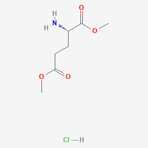 molecular formula C7H14ClNO4 B555361 Dimethyl L-Glutamate Hydrochloride CAS No. 23150-65-4