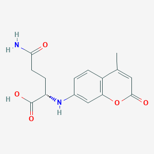 molecular formula C15H16N2O5 B555366 H-Glu(amc)-OH CAS No. 72669-53-5