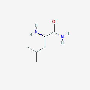 molecular formula C6H14N2O B555370 (S)-2-Amino-4-methylpentanamide CAS No. 687-51-4