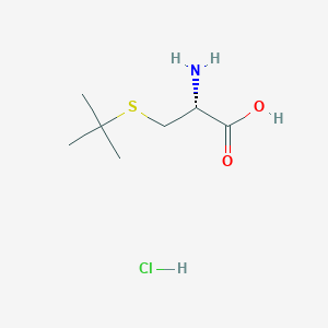 molecular formula C7H16ClNO2S B555383 S-叔丁基-L-半胱氨酸盐酸盐 CAS No. 2481-09-6