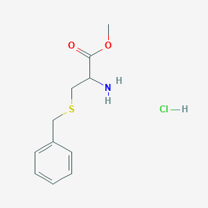 molecular formula C11H16ClNO2S B555385 h-Cys(bzl)-ome.hcl CAS No. 16741-80-3