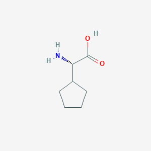 molecular formula C7H13NO2 B555390 L-环戊基甘氨酸 CAS No. 2521-84-8