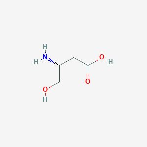 molecular formula C4H9NO3 B555399 (3R)-3-amino-4-hydroxybutanoic acid CAS No. 16504-56-6