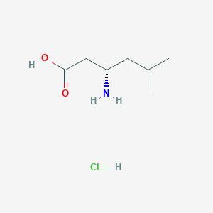 molecular formula C7H16ClNO2 B555404 L-beta-Homoleucine hydrochloride CAS No. 96386-92-4