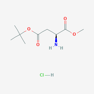 molecular formula C9H18ClNO4 B555412 H-Asp(OtBu)-OMe.HCl CAS No. 2673-19-0
