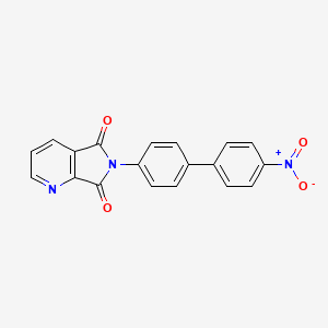 molecular formula C19H11N3O4 B5554142 6-(4'-nitrobiphenyl-4-yl)-5H-pyrrolo[3,4-b]pyridine-5,7(6H)-dione 