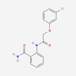 molecular formula C15H13ClN2O3 B5554250 MFCD01846921 