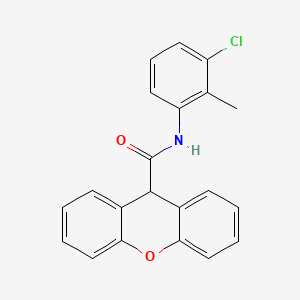 molecular formula C21H16ClNO2 B5554293 N-(3-chloro-2-methylphenyl)-9H-xanthene-9-carboxamide 