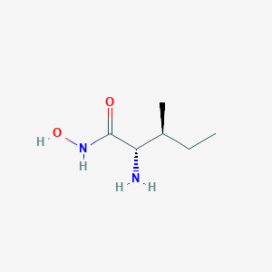 molecular formula C6H14N2O2 B555430 Isoleucylhydroxamic acid CAS No. 31982-77-1