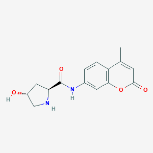 molecular formula C15H16N2O4 B555437 (2S,4R)-4-hydroxy-N-(4-methyl-2-oxochromen-7-yl)pyrrolidine-2-carboxamide CAS No. 77471-43-3