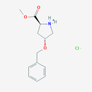 molecular formula C13H18ClNO3 B555438 H-Hyp(bzl)-ome hcl CAS No. 66831-17-2