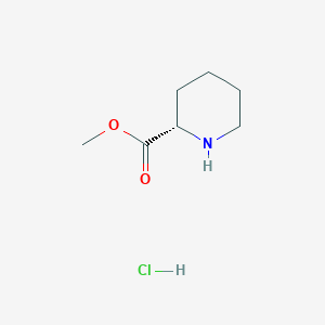 molecular formula C7H14ClNO2 B555440 Methyl (S)-piperidine-2-carboxylate hydrochloride CAS No. 18650-39-0