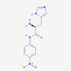 molecular formula C12H13N5O3 B555442 L-Histidine 4-nitroanilide CAS No. 70324-65-1