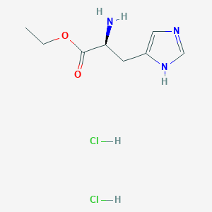 molecular formula C8H15Cl2N3O2 B555443 L-组氨酸乙酯二盐酸盐 CAS No. 93923-84-3
