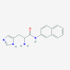 molecular formula C16H16N4O B555444 L-组氨酸β-萘酰胺 CAS No. 7424-15-9