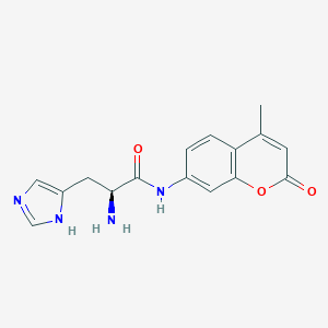 molecular formula C16H16N4O3 B555445 L-Histidine 7-amido-4-methylcoumarin CAS No. 191723-64-5