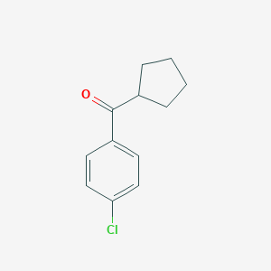 molecular formula C12H13ClO B055545 4-Chlorophenyl cyclopentyl ketone CAS No. 2204-98-0