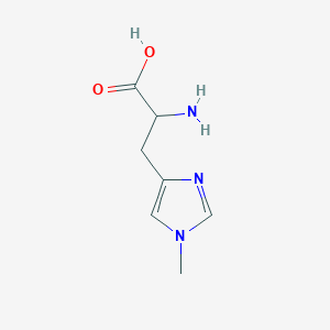 molecular formula C7H11N3O2 B555451 1-Methyl-L-histidine CAS No. 332-80-9