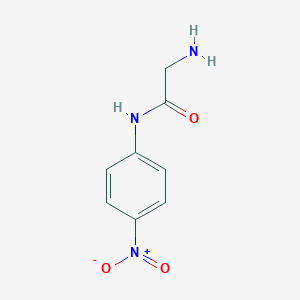 molecular formula C8H9N3O3 B555452 甘氨酸对硝基苯胺 CAS No. 1205-88-5