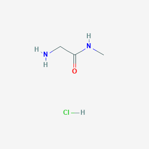 molecular formula C3H9ClN2O B555458 2-amino-N-methylacetamide hydrochloride CAS No. 49755-94-4