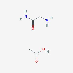B555459 2-Aminoacetamide acetate CAS No. 105359-66-8