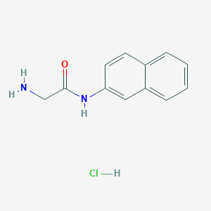 molecular formula C12H13ClN2O B555461 2-Amino-N-2-naphthylacetamide monohydrochloride CAS No. 1208-12-4