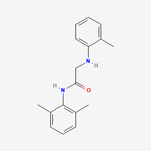 molecular formula C17H20N2O B5554613 N-(2,6-dimethylphenyl)-2-[(2-methylphenyl)amino]acetamide 