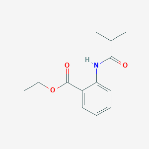 molecular formula C13H17NO3 B5554694 Ethyl 2-isobutyramidobenzoate 