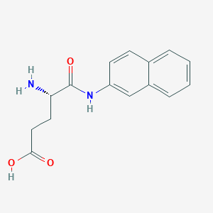 molecular formula C21H22BrI2NO5 B555470 Glutamic acid beta-naphthylamide CAS No. 635-86-9