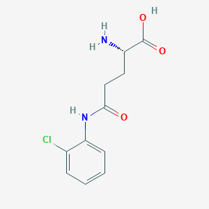 molecular formula C11H13ClN2O3 B555475 (2S)-2-amino-5-(2-chloroanilino)-5-oxopentanoic acid CAS No. 200616-97-3